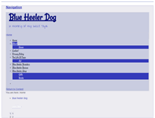 Tablet Screenshot of blueheelerdog.org